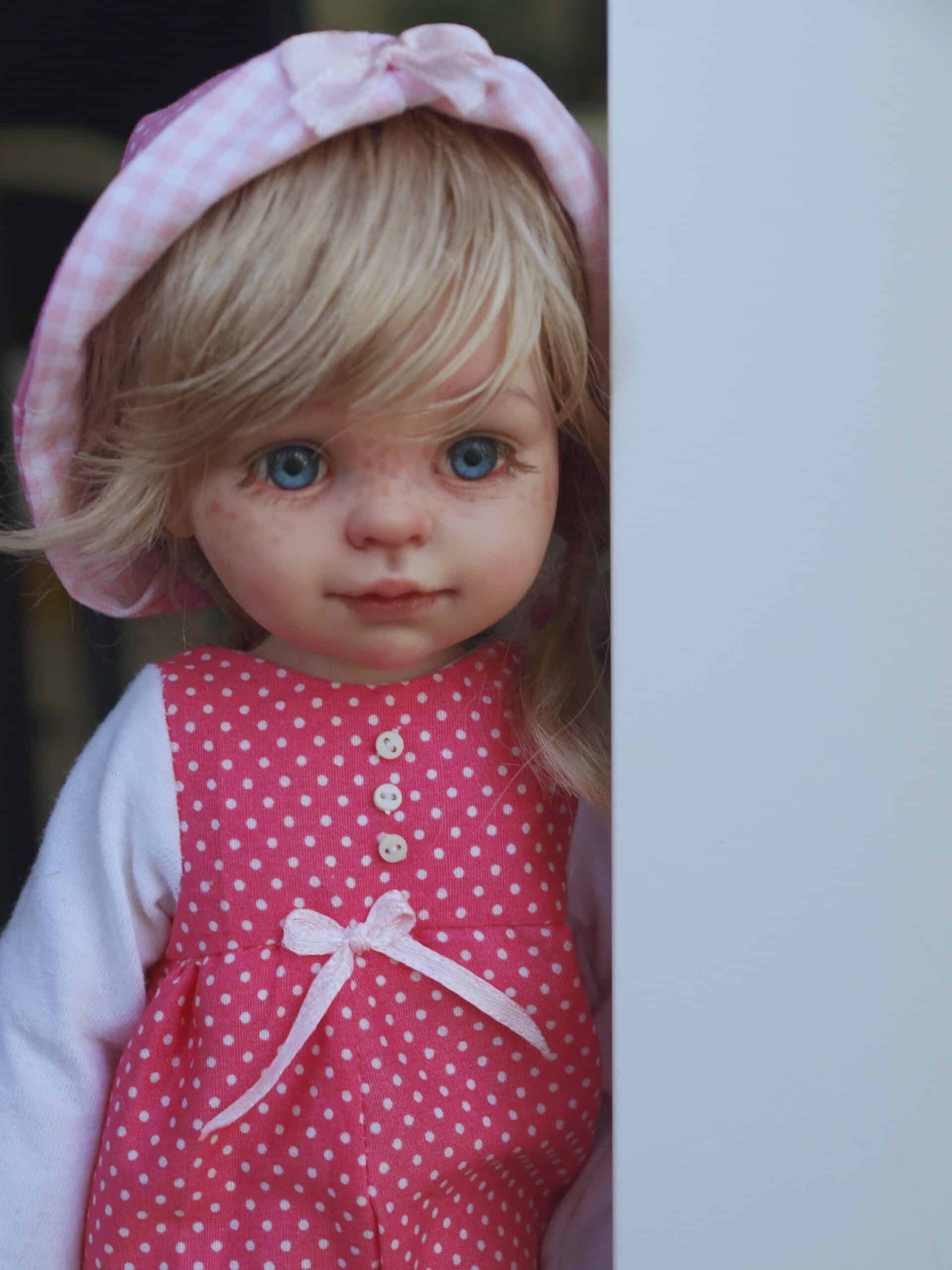 custom paola reina doll baby face ooak