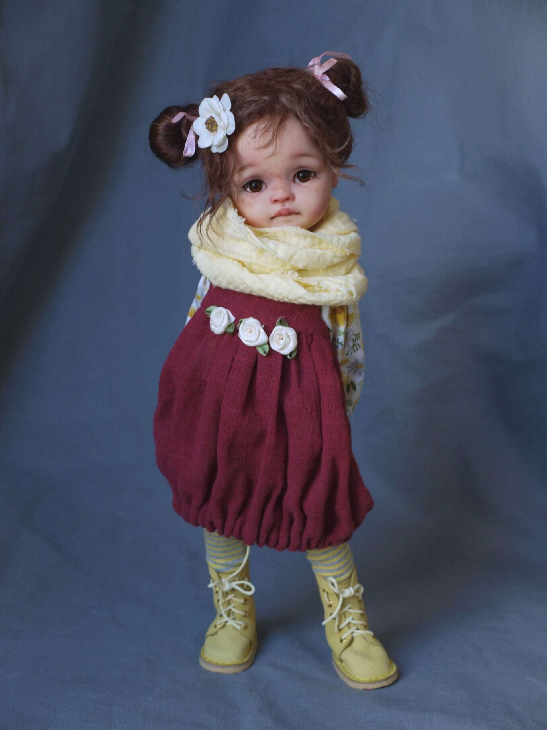 custom paola reina doll in bohemian style ooak