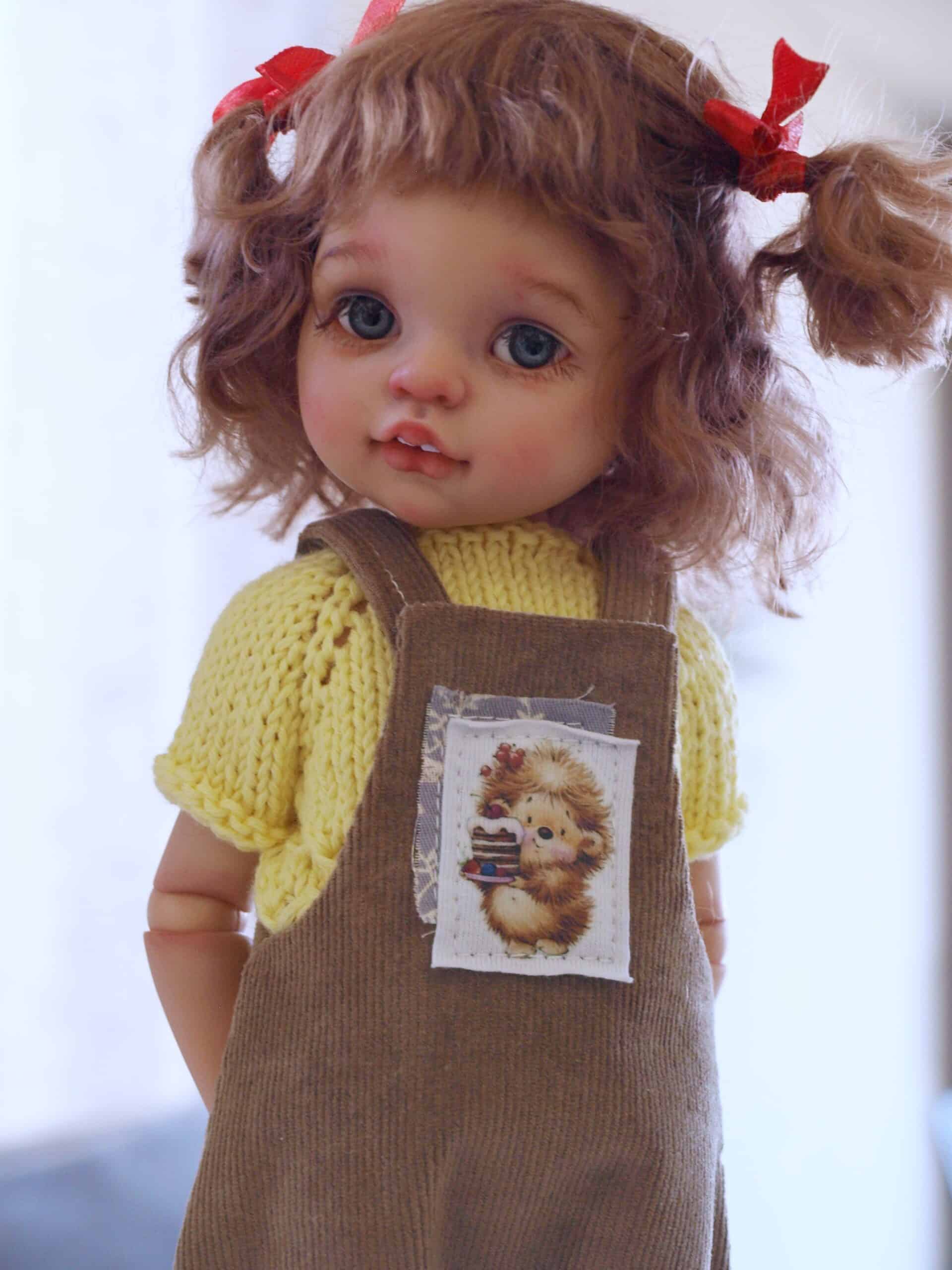 custom paola reina doll in stylish outfit