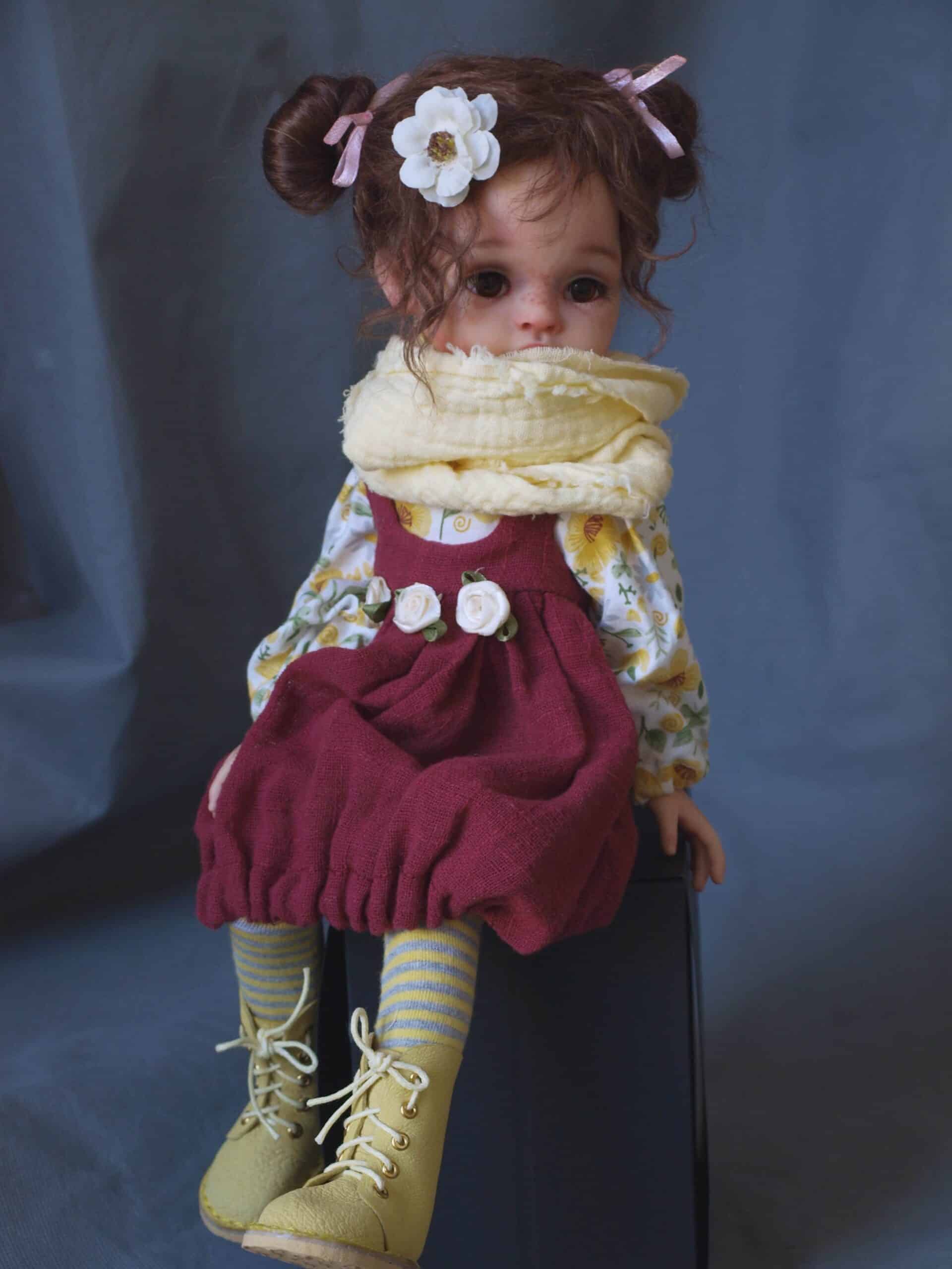 handmade ooak paola reina doll beautiful design winter look