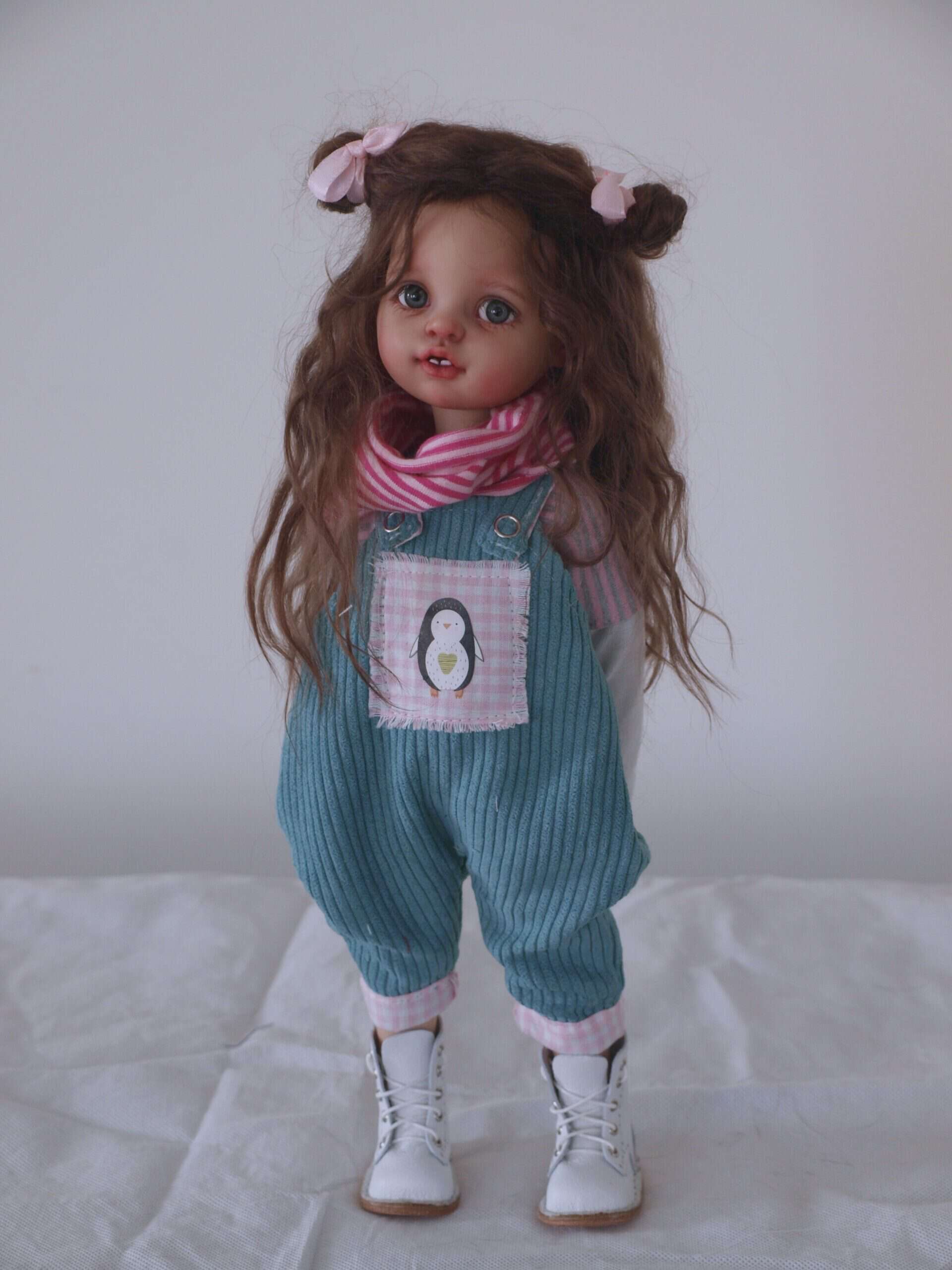 handmade paola reina doll in casual outfit
